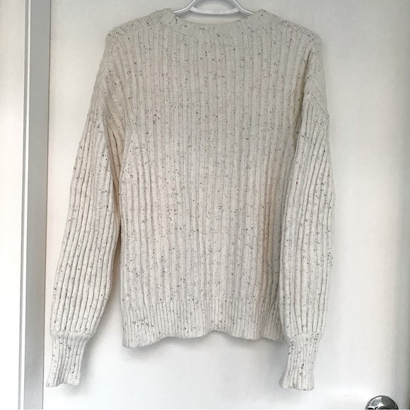 Pull & Bear Cream Confetti Knit Sweater - Picture 4 of 6
